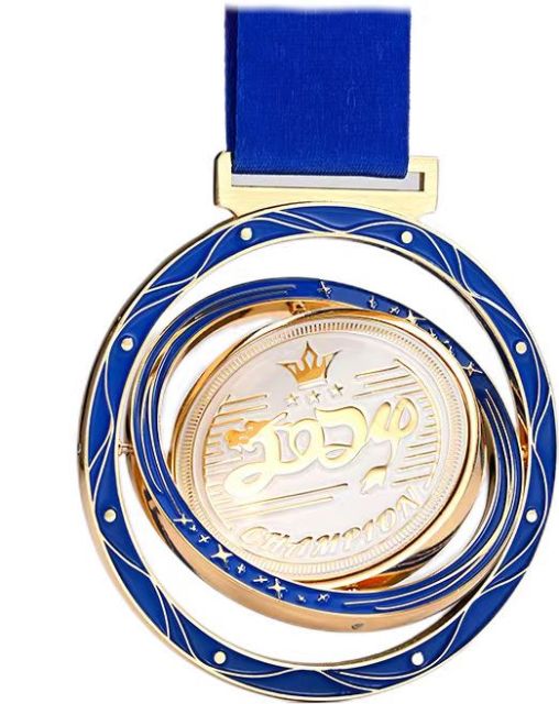 Custom Double-Sided Spinning Medal
