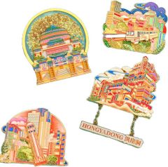 Customized Chongqing Landmark Building Refrigerator Magnet