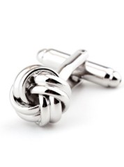 Customized Bright Silver Cufflinks