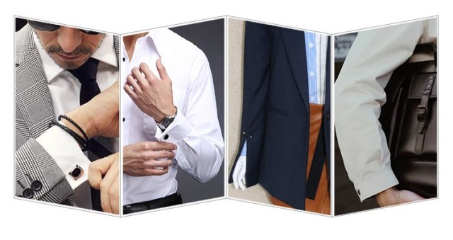 Customized Bright Silver Cufflinks