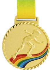 Custom Soft Enamel Skating Medals
