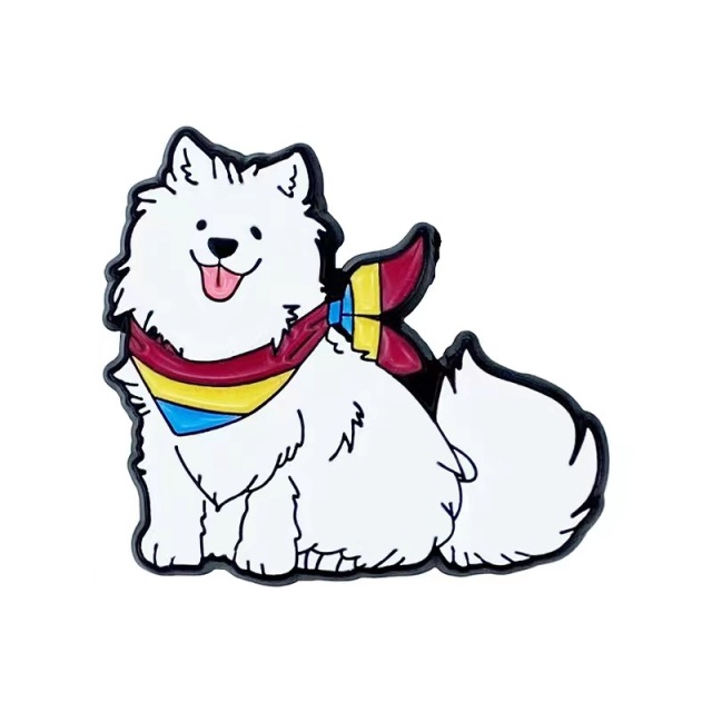 Custom Smiling Dog Simple Badge