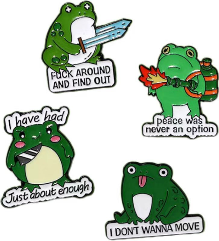Custom Frog Soft Enamel Badge