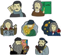 Custom Celebrity Image  Lapel Pin