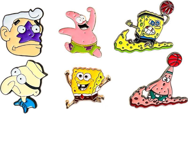 Custom Sponge Bob Square Pants Pin