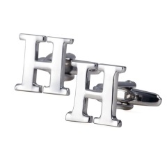 Custom 26 Letter Cuff Links