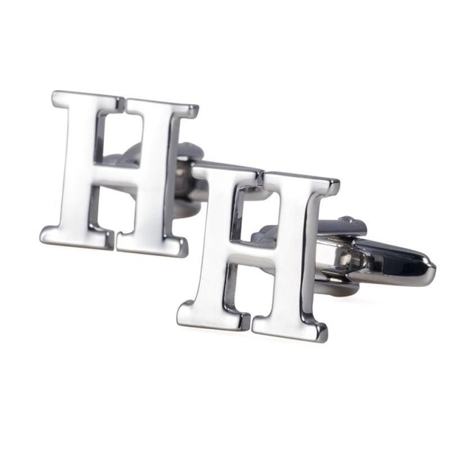 Custom 26 Letter Cuff Links