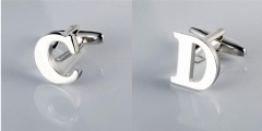 Custom 26 Letter Cuff Links