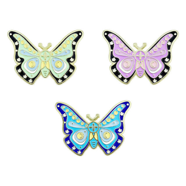 Custom Soft Enamel Butterfly Lapel Pins