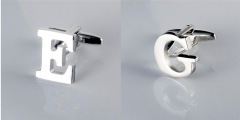 Custom 26 Letter Cuff Links