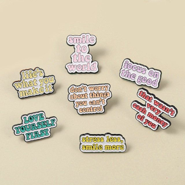 Custom Motivational Lapel Pins