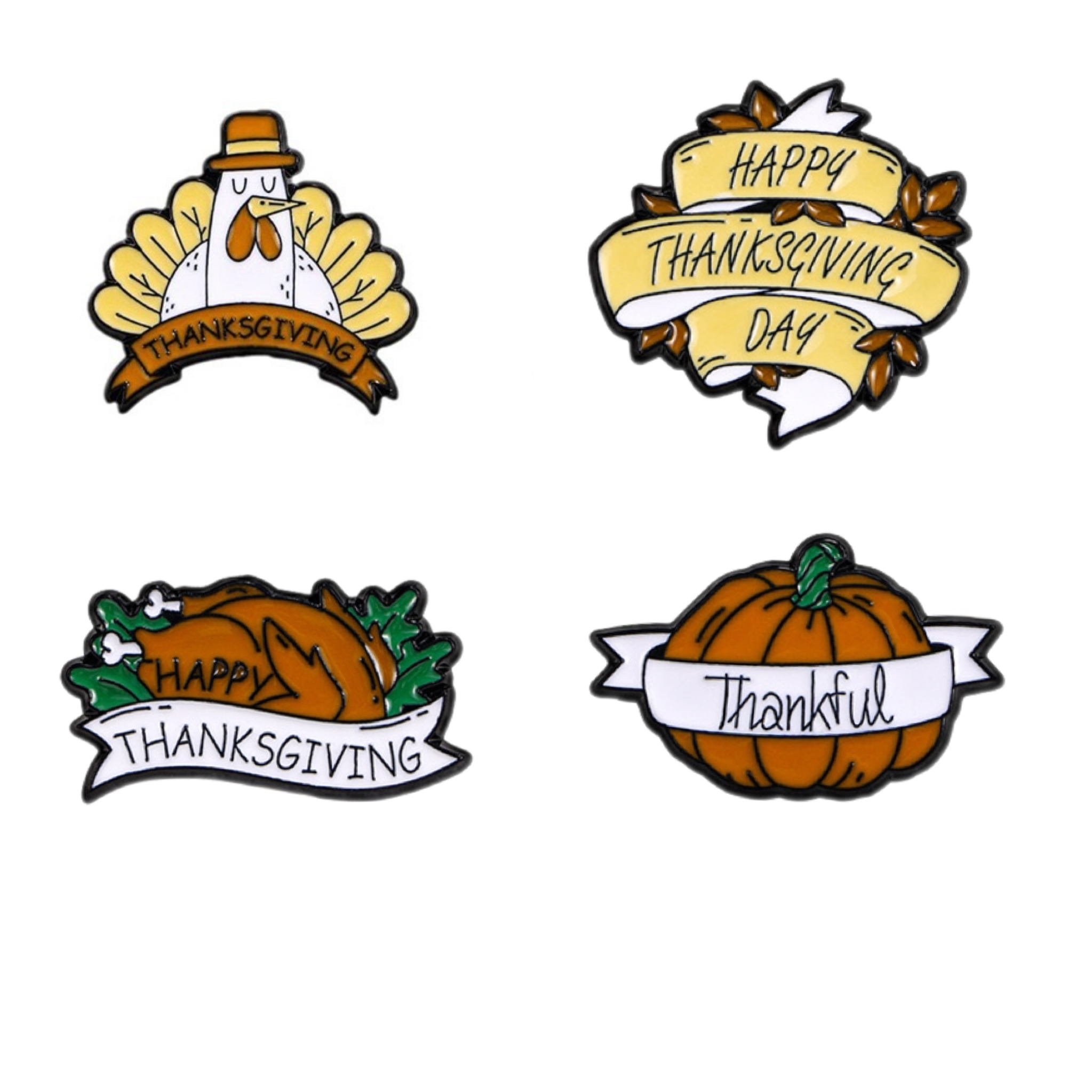 Custom Thanksgiving Badges