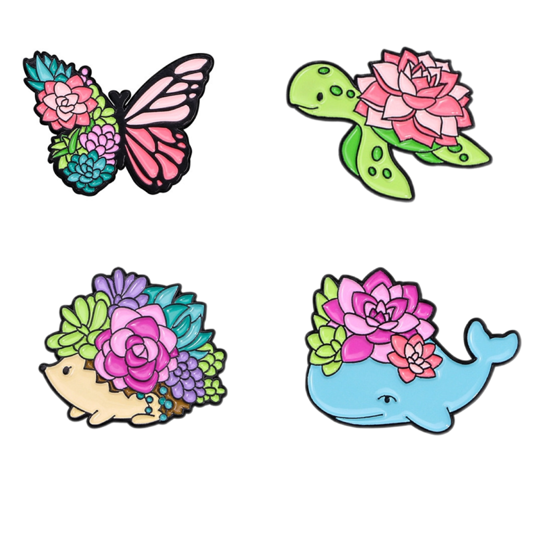 Custom Flowers Badge