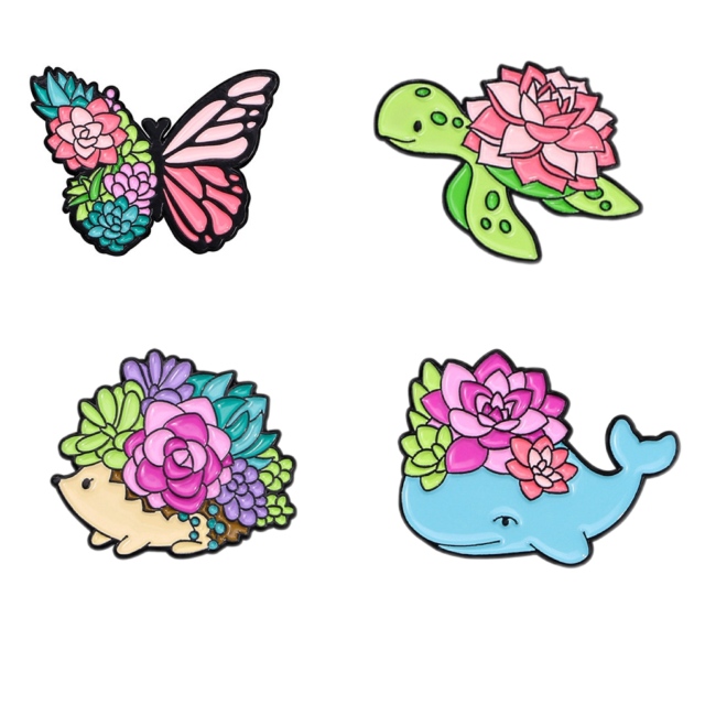 Custom Flowers Badge