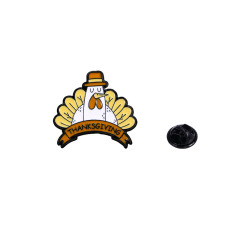 Custom Thanksgiving Badges