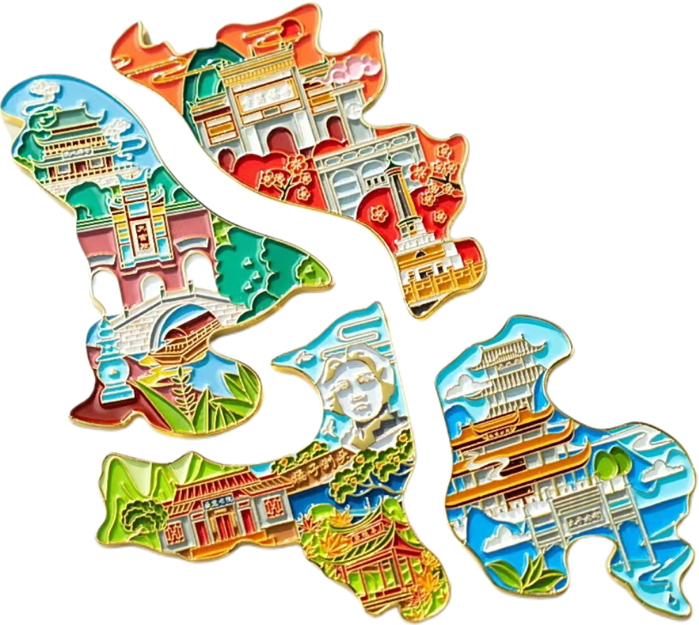 Custom Enamel Jigsaw Fridge Magnet