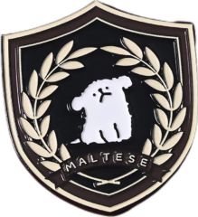Custom Line Puppy Lapel Pin