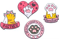 Custom cat paw pin