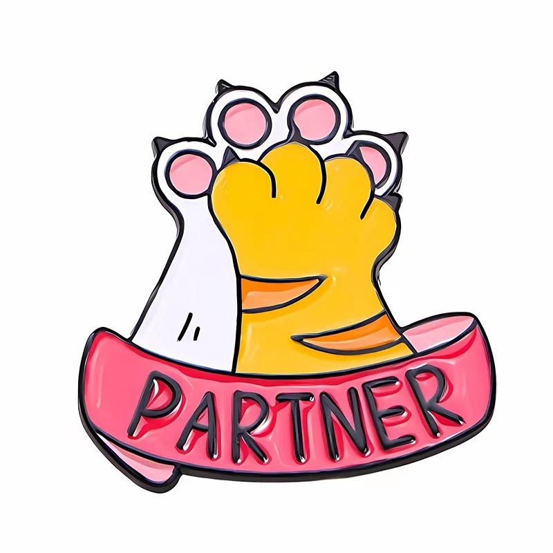 Custom cat paw pin