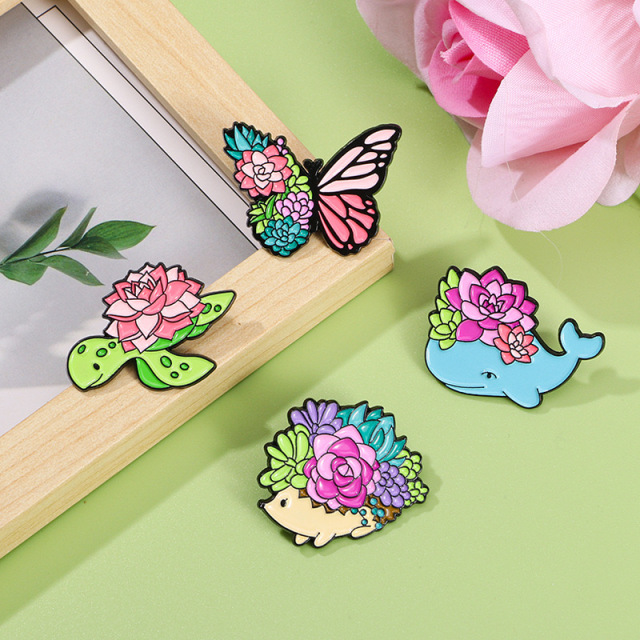 Custom Flowers Badge