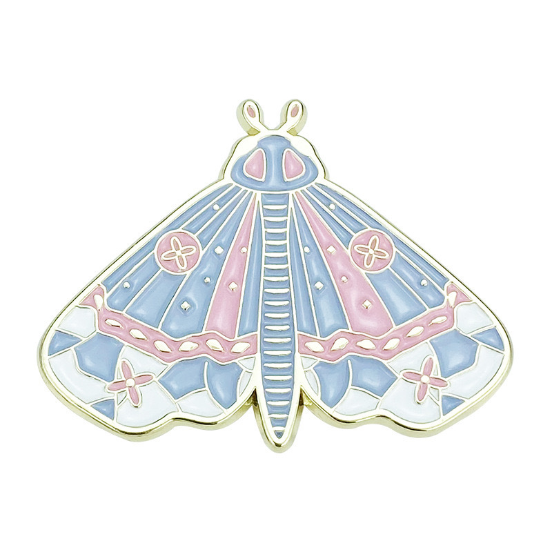 Custom Moth Insect Badge