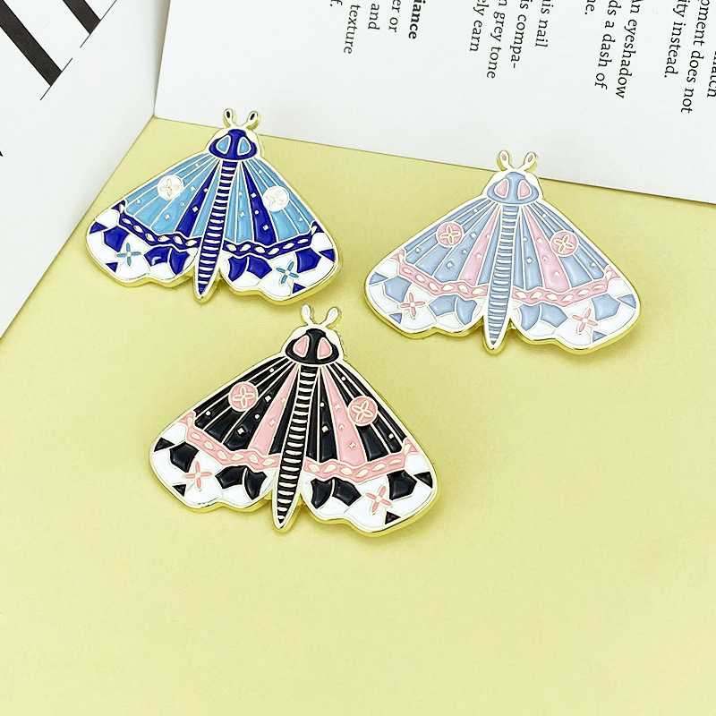 Custom Moth Insect Badge