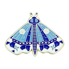 Custom Moth Insect Badge