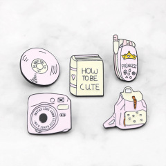 Custom Pink Soft Enamel Badges