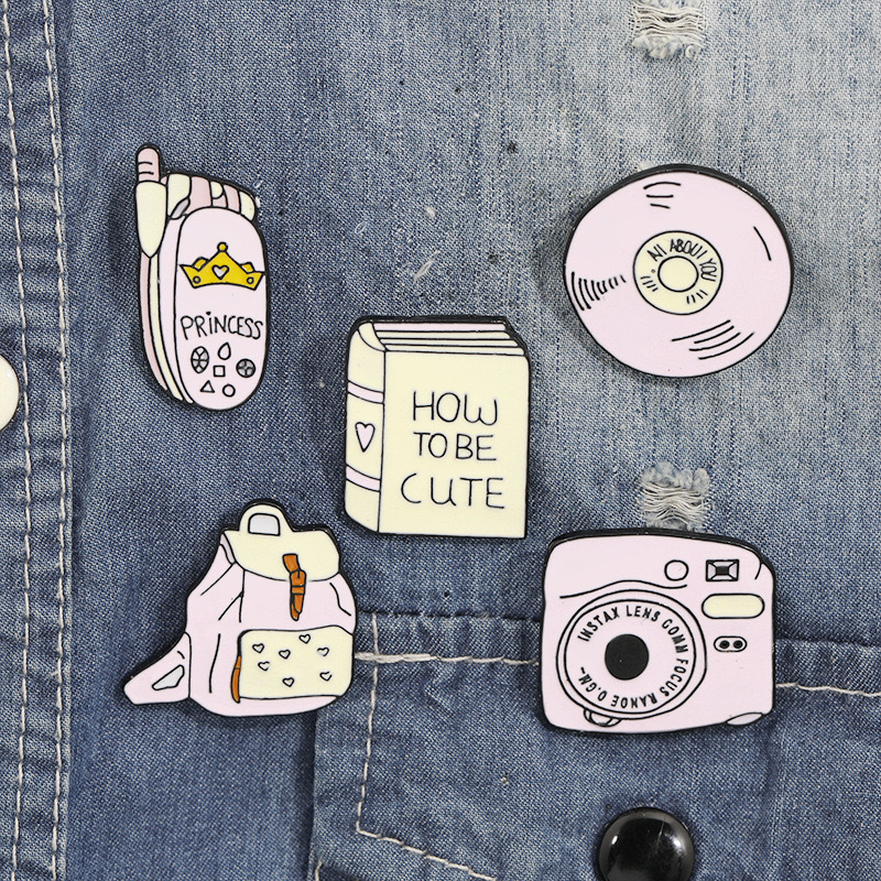 Custom Pink Soft Enamel Badges