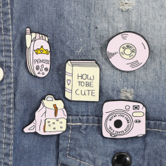 Custom Pink Soft Enamel Badges