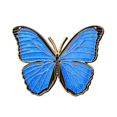Custom Glow-in-the-Dark Glitter Badge