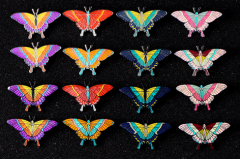 Custom Glow-in-the-Dark Glitter Badge