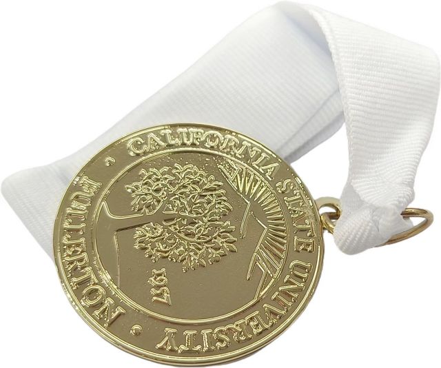 Custom Bright Gold Medal