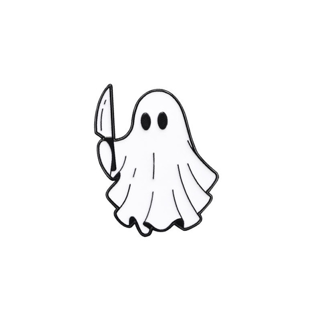 Custom Spooky Ghost Lapel Pins