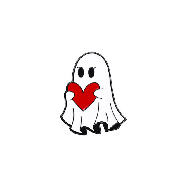 Custom Spooky Ghost Lapel Pins
