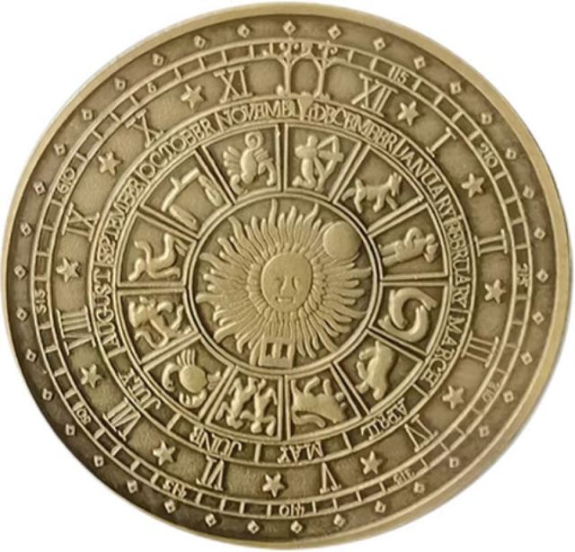 Custom Antique Brass Commemorative Coins