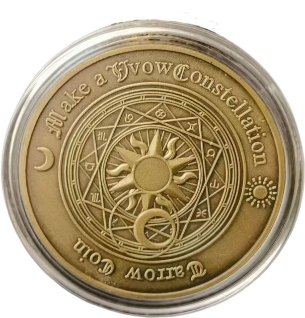 Custom Antique Brass Commemorative Coins