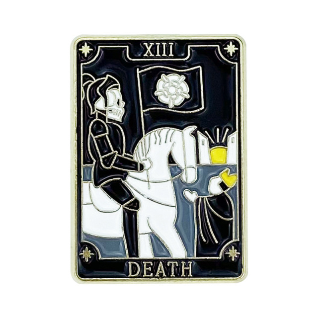 Custom Black Soft Enamel Badge
