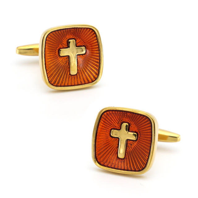 Custom Cross Cuff links