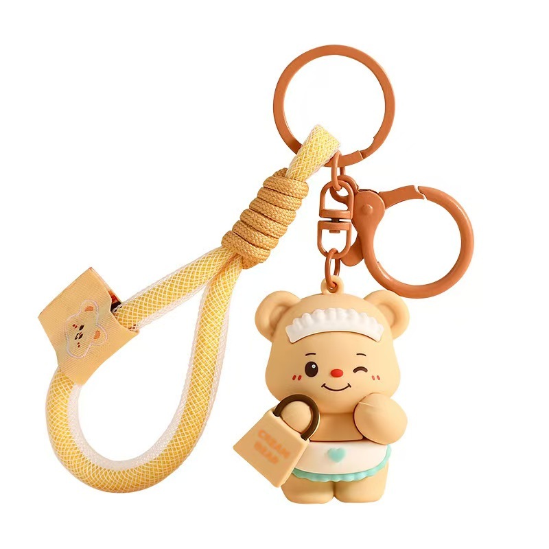 Custom 3D Bear Key Chain