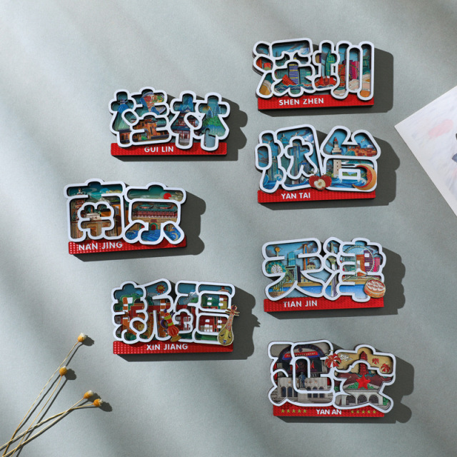 Custom Landmark Fridge Magnets