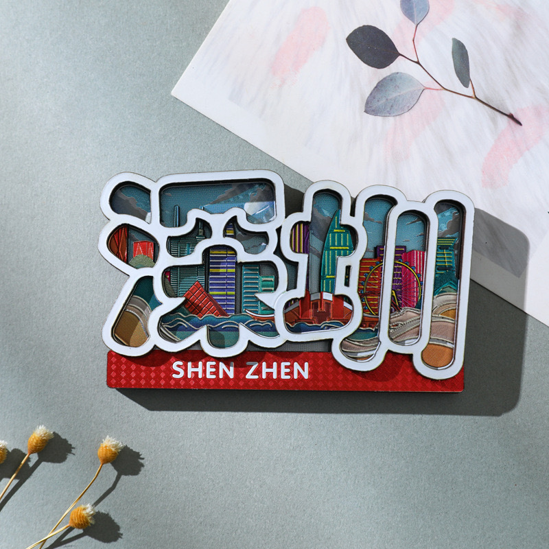 Custom Landmark Fridge Magnets