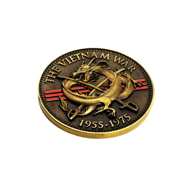 Custom Antique Brass Coin