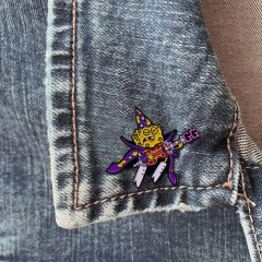 Custom SpongeBob SquarePants Rock Badge