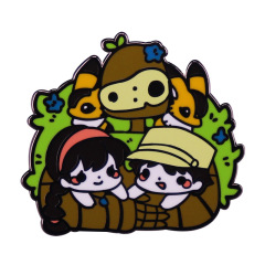 Custom Castle In The Sky Hard Enamel Badge