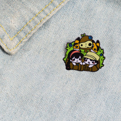 Custom Castle In The Sky Hard Enamel Badge