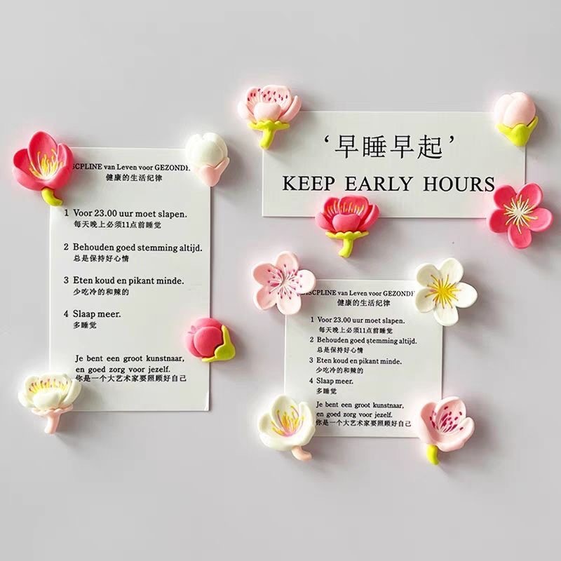 Custom Flower Fridge Magnets
