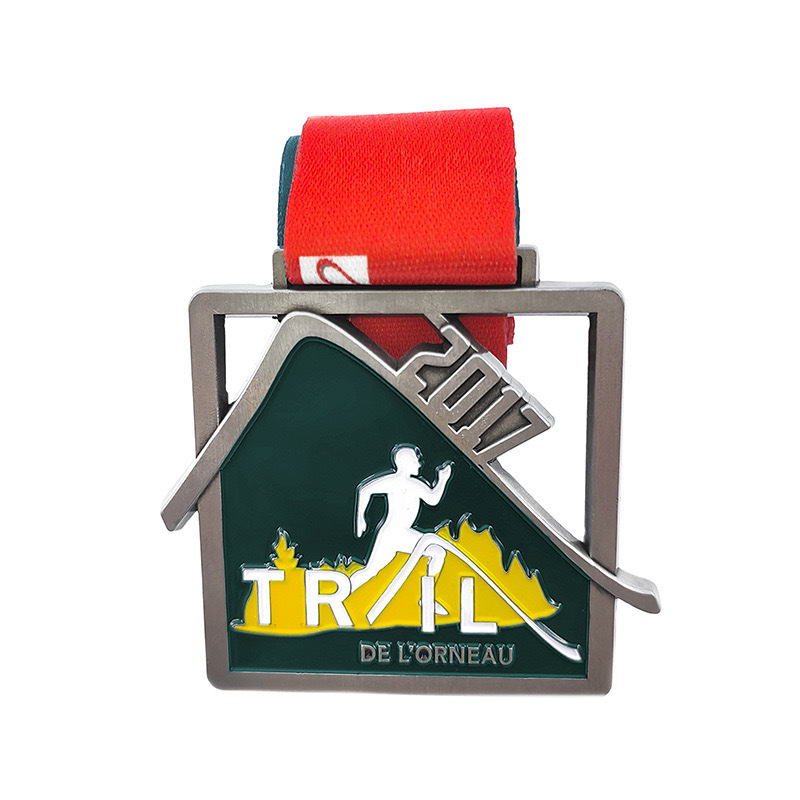 Custom Antique Silver Medal