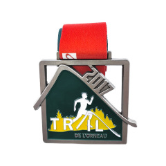 Custom Antique Silver Medal