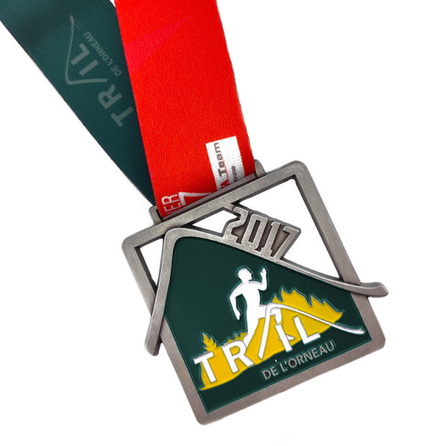 Custom Antique Silver Medal